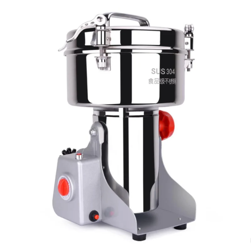 
4500g Grain Grinder Mill Powder Machine Swing Type Commercial Electric Grain Mill Grinder for Herb Pulverizer Food Grade Stainle 