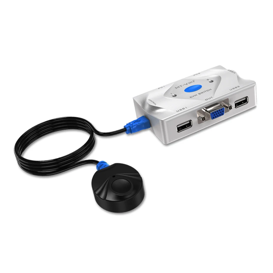 MT-ViKI MT-201KL 2 port 2 in 1 out VGA KVM Switch