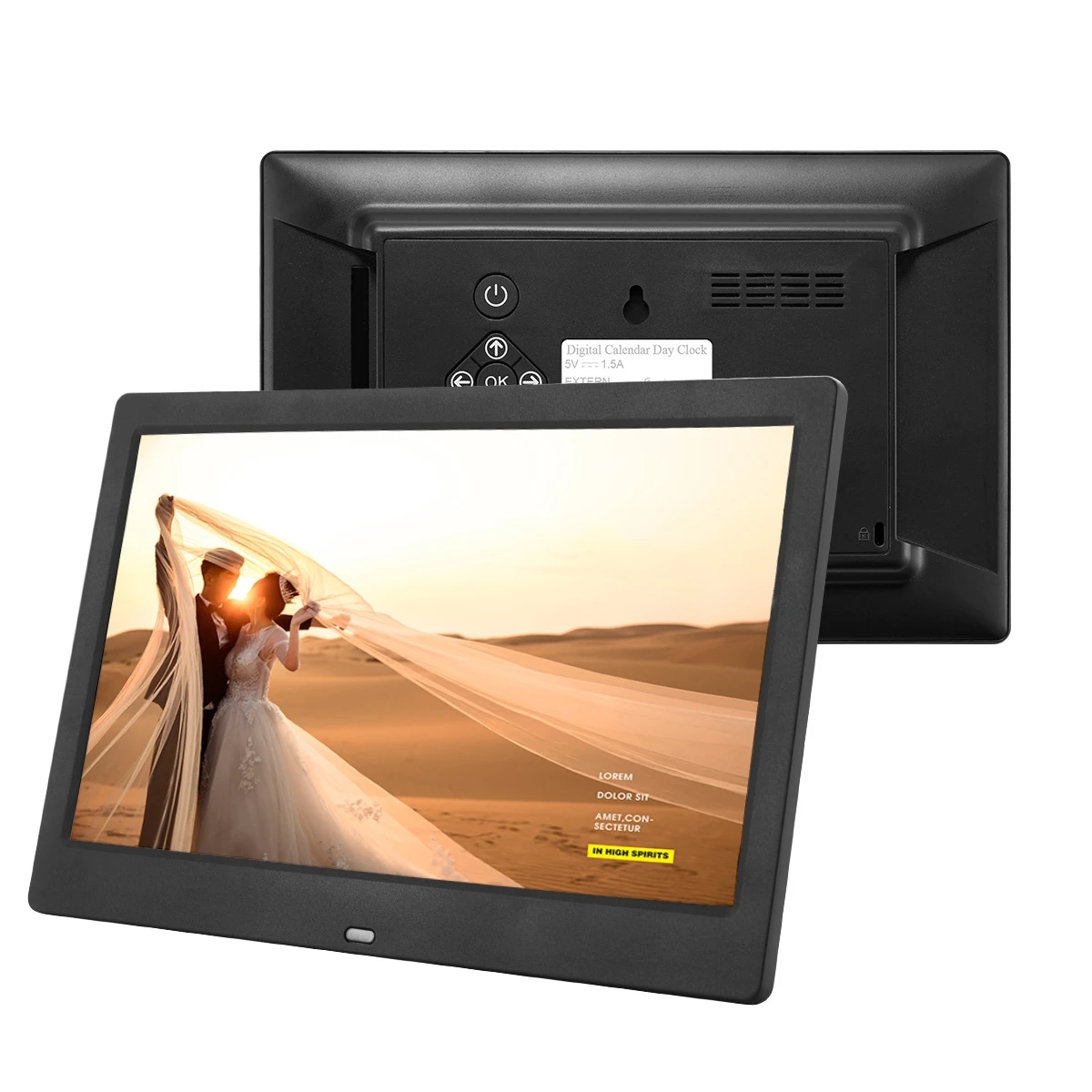  Оптовая продажа Лучшая цифровая фоторамка 1280x800 белая черная android