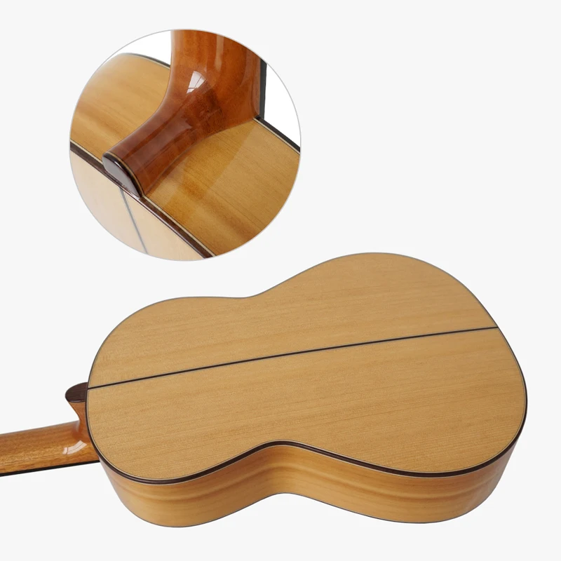 China Aiersi all solid professional Replica Santos Hernandez Flamenco Negra Classical guitar stringed instruments