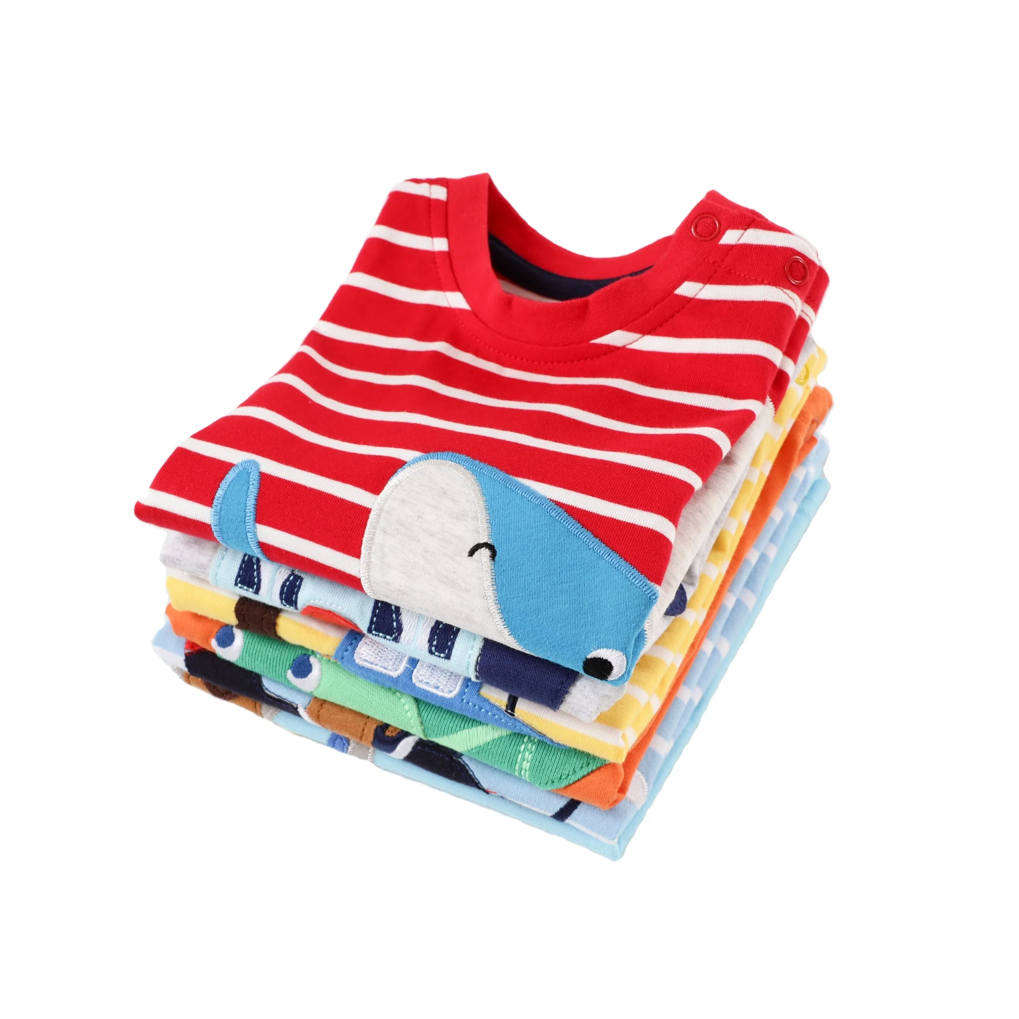 
CHUYA Unisex Embroidery Baby Clothing T-Shire 12 Options SK-A683 