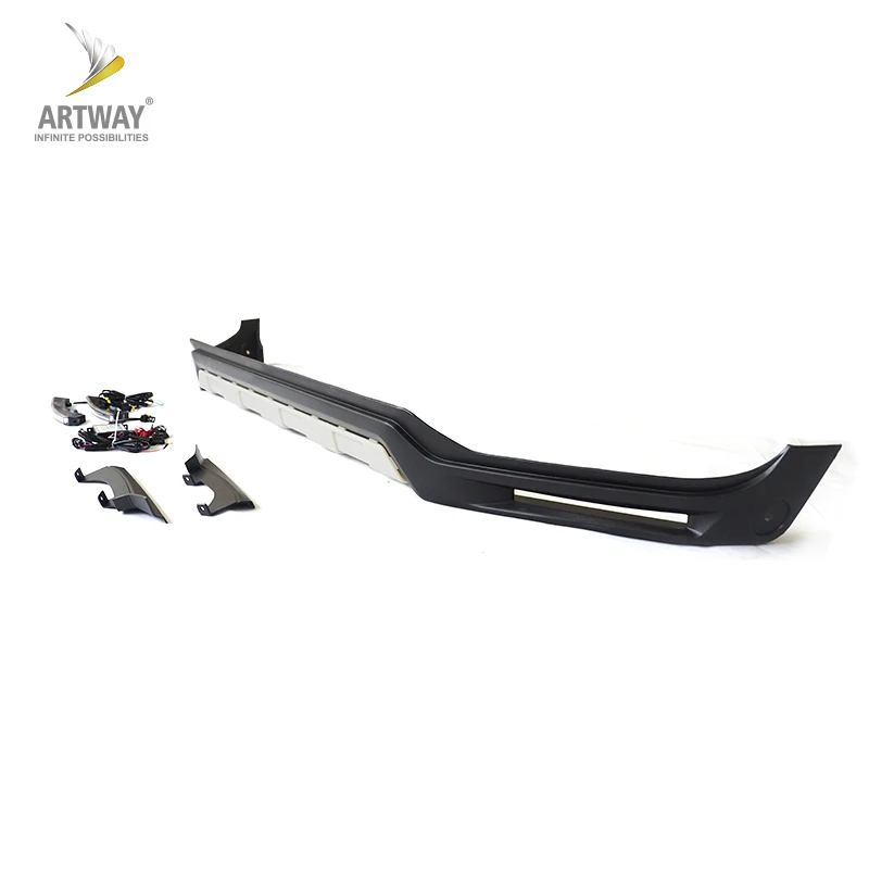 B style front lip with lights front bumper lip for G-class w464 w463A G63 2019y-