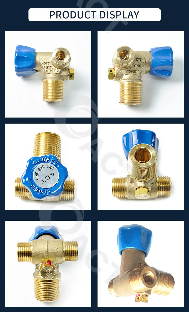 ACT LPG cylinder valves OEM ODM GLP gas filling valve for completed conversion kits car system Manual cylinder valve