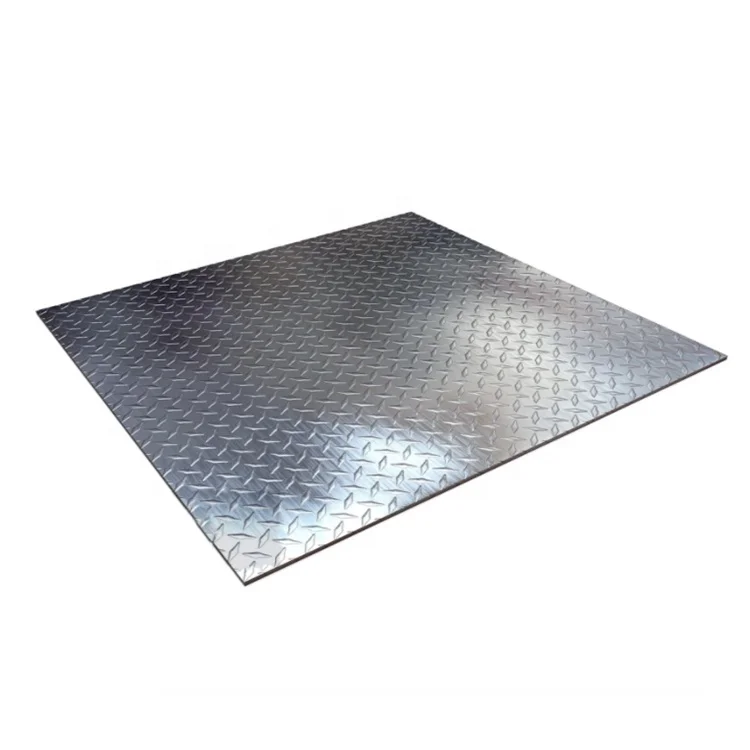 Wholesale Mild Floor Building Galvanized Galvalume Roofing Metal Embossed Chequered Black Checker Carbon Steel Plate