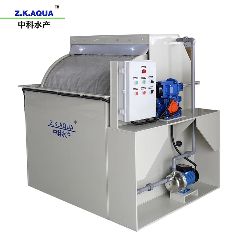 Rotary Drum  Filter for fish farm  waste water Treatment RAS system other aquaculture equipments