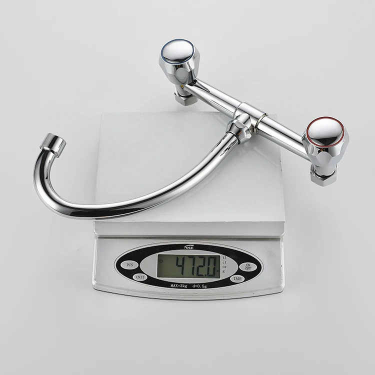 Высокое Качество бортике двойная ручка 2 способа кран для горячей и холодной воды кухонный водопроводный краны Регулируемый Полностью