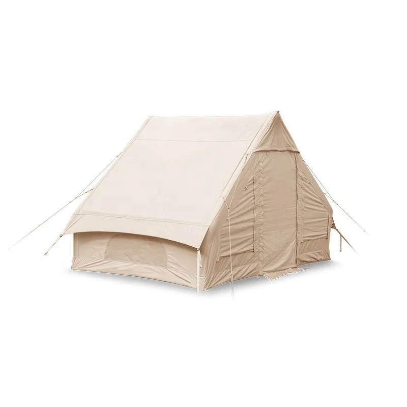 Outdoor Waterproof Family Inflatable Air Pole Tent Outdoor Camping Inflatable Yurt House Tent