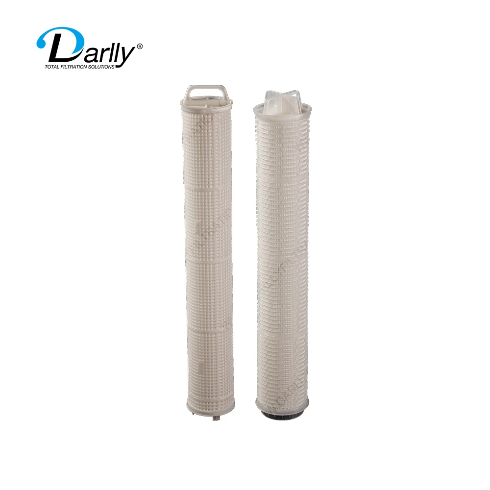 High area pleated 40' 0.5/1/5/10 um High Flow Pleated Filter Cartridge replacement cartridge filter for desalination