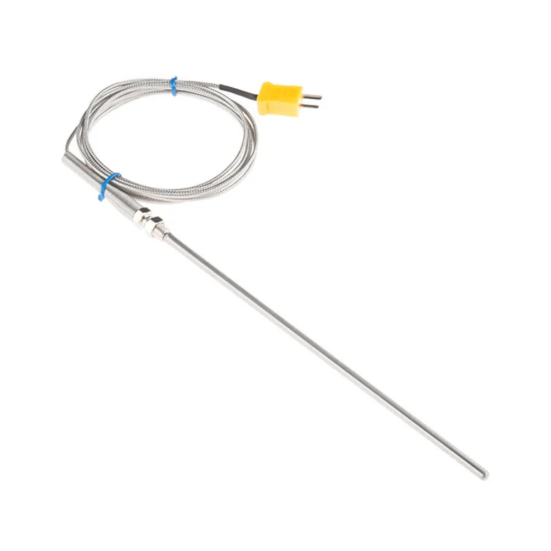 Focusens Custom k type npt thermocouple chromel alumel yellow and red EGT temperature sensor for furnaces