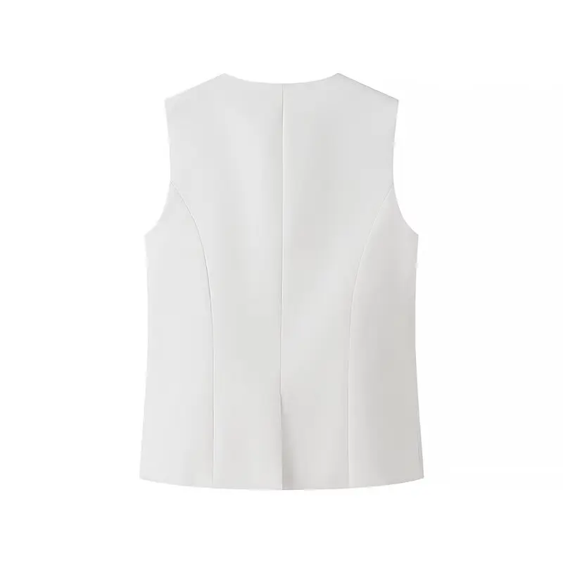 PB&ZA Women 2024 New Fashion Casual crew neck Tank Tops Vintage Sleeveless Female Camis Chic Tops