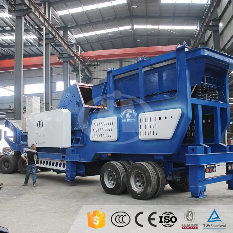 Portable Impact Sand Washing Mobile Stone Crusher Plant