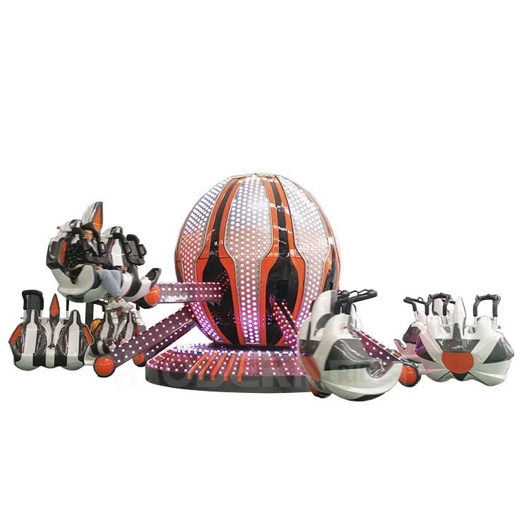 360 spinning attractive colorful family park amusement rides time pilot ride for sale