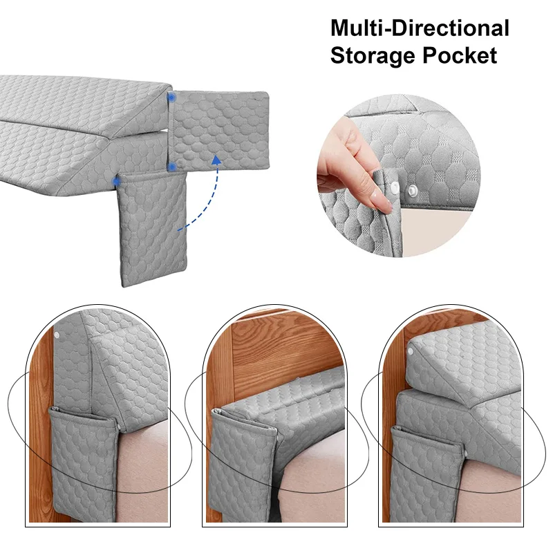 Bed Headboard Wedge Pillow Mattress Wedge Pillow Fill Gap Between Headboard