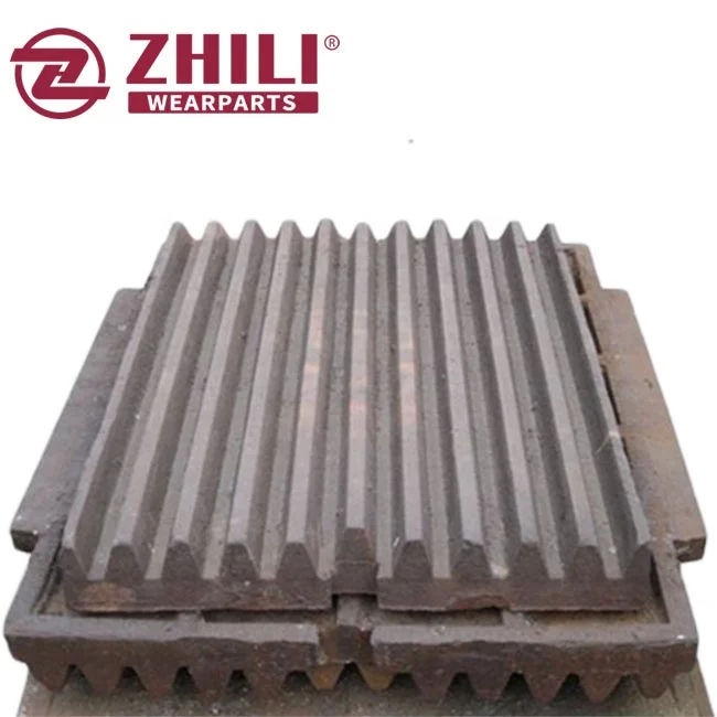 Crusher wear parts High Quality Castings Jaw Plate for Impact Crusher stone crushing Wear Parts