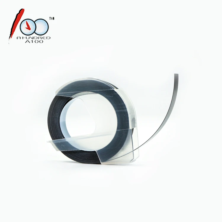 12mm compatible dymo label emboss tape 32500 Non-Adhesive Stainless Steel Embossing Tape