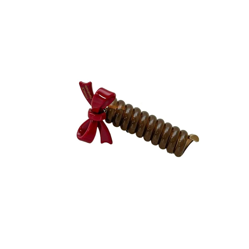 Telephone wire hair loop high horsetail head rope high elasticity hair tie