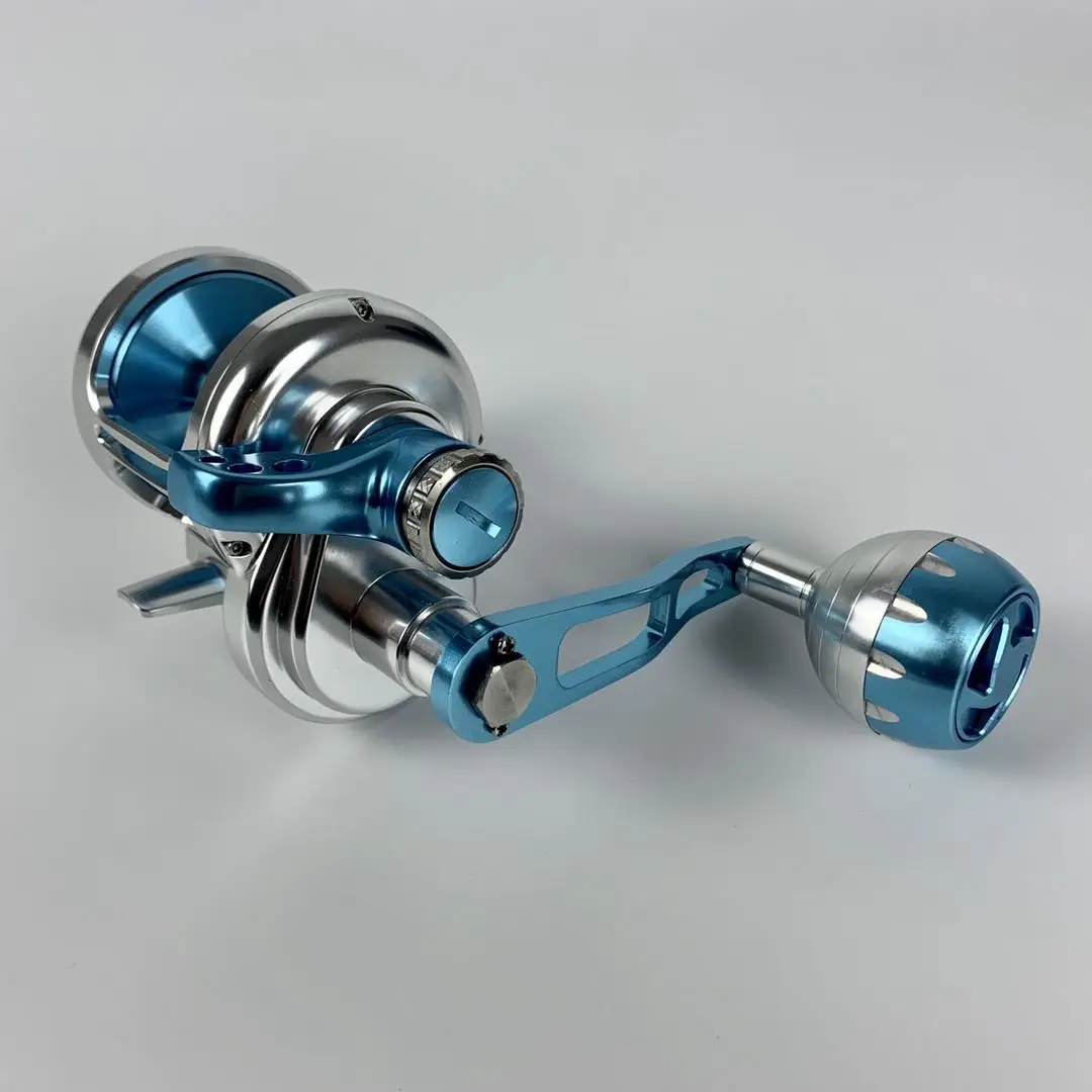 Катушка для ловли тунца с алюминиевой рамой TC300R/L 9 шарикоподшипников + 2RB катушка из нержавеющей стали удочки джиггинга медленной рыбалки в соленой воде