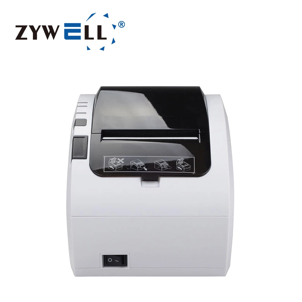 China manufacturer printer paper size 80mm receipt printer with print app Zywell ZY306 pos printer
