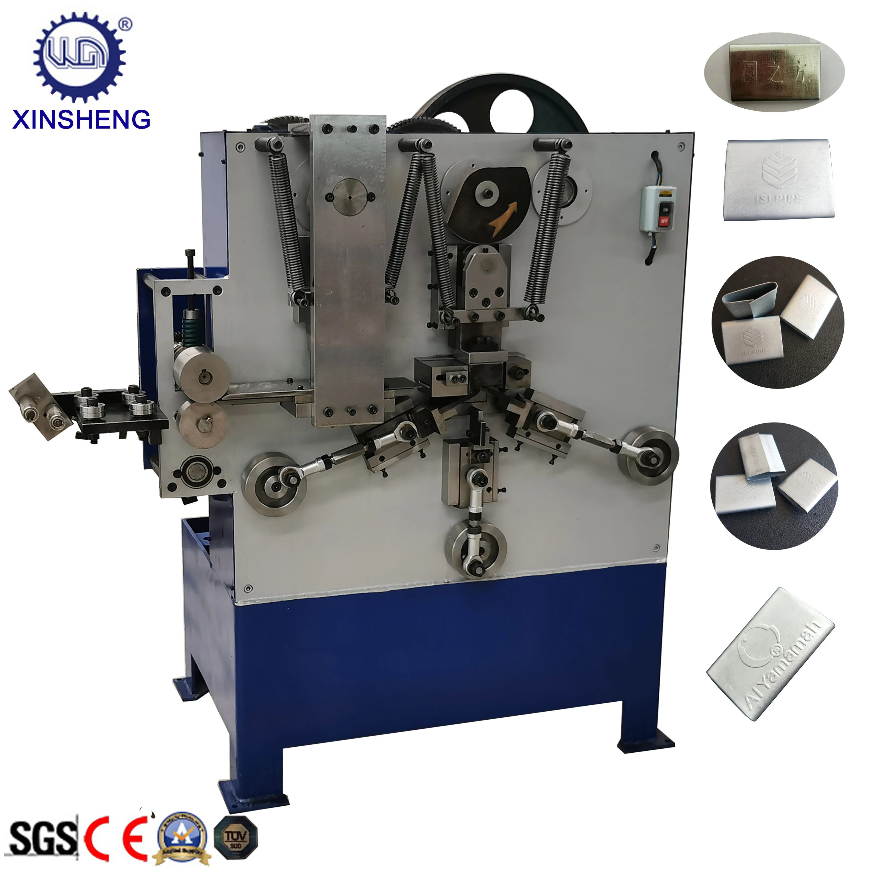 Mechanical Steel Box Poly Strapping Seal Making Machine