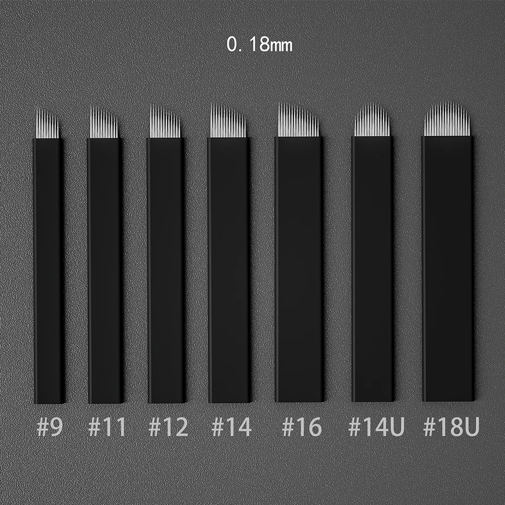 Wenshen YD Custom Disposable Microblading Accessories Nano 0.16mm Eyebrow Embroidery Needle Micro Scalpel Blade