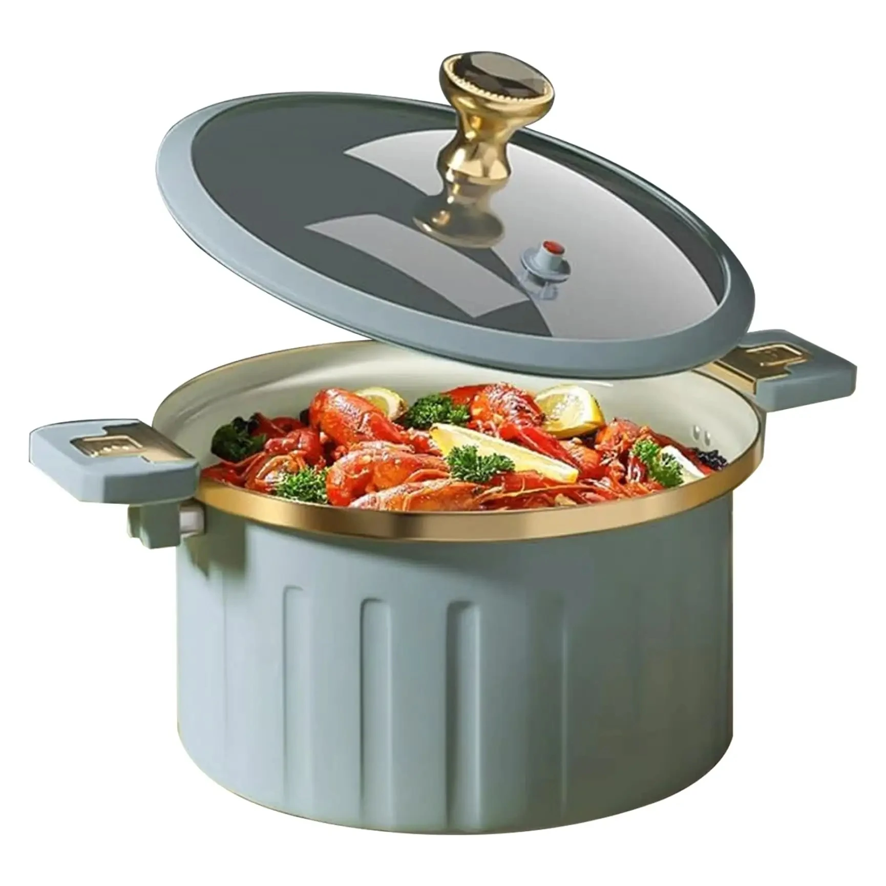 High Quality Large Capacity Cast Iron Chicken Slow Cooker Non Stick Pot Universal The Micro Pressure Cooker