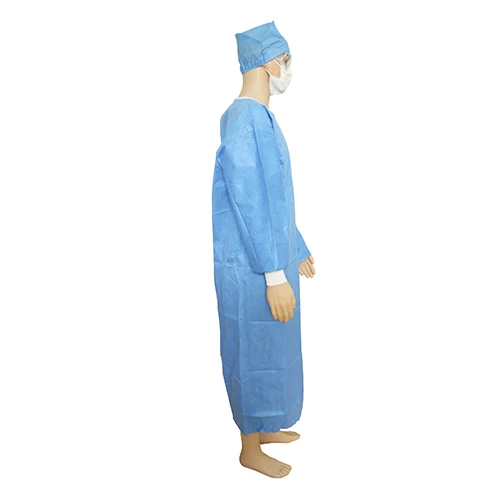 Wholesale medical sms cpe pe ppe pp isolation gown level 3 level 4 isolation gown ce iso approved cheap price