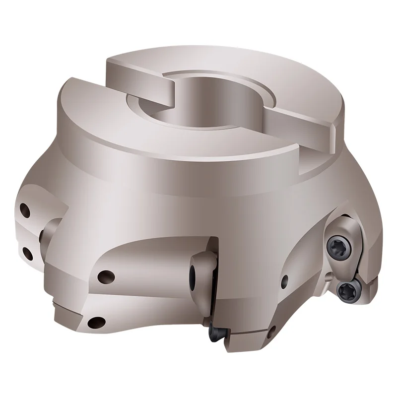 high precision SKS indexable face milling cutter 90 degree 4 axis fast feed heavy cutting milling cutter head for WDMW08 insert