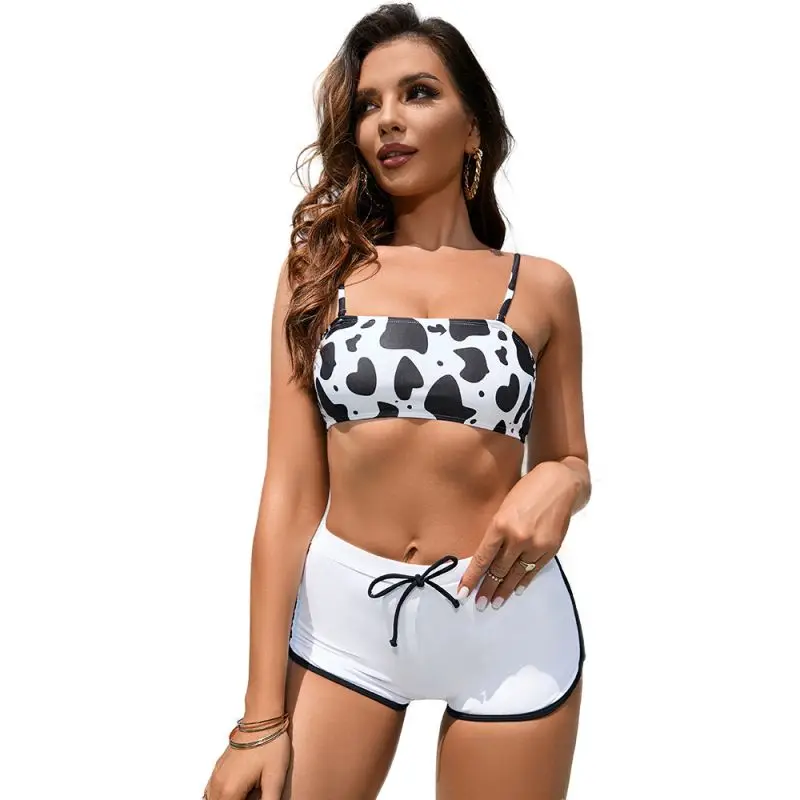 Factory direct &print beachwear set sexy swimwear & beachwear with wholesale price