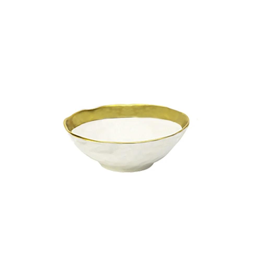 Wholesale ceramic salad bowls noodle rice cheap porcelain dinner bowl custom vintage bowl