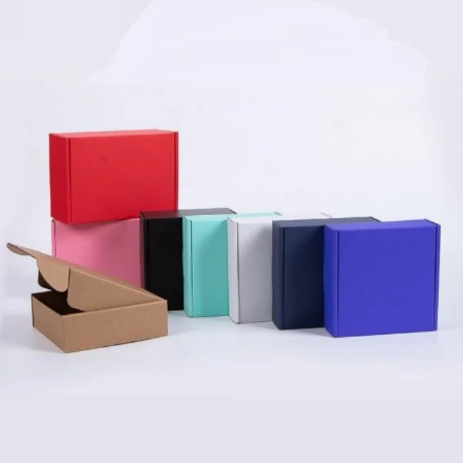 OEM ODM индивидуальная переработка очень жесткая рассылка гофрированная картонная коробка цветная доставка упаковка бумажные