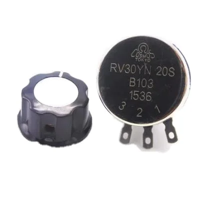 RV30YN20S B102 1K B470K B103 10K Adjustable resistance single-turn carbon film potentiometer with knob