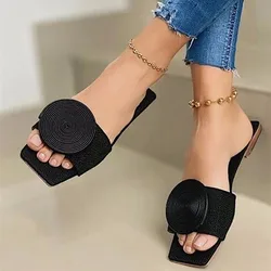 2021 Summer Shoes Woman Sandals Flat Sandalias Mujer Thin strips Gladiator Beach Sandals Ladies Flip Flops Slides