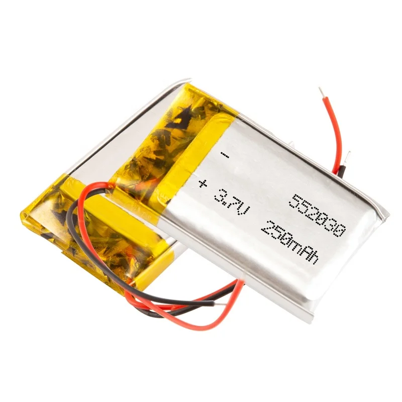 Wholesale Polymer Cell 3.7v Lithium Polymer Cells 552030 200mAh 250mAh Polymer Battery