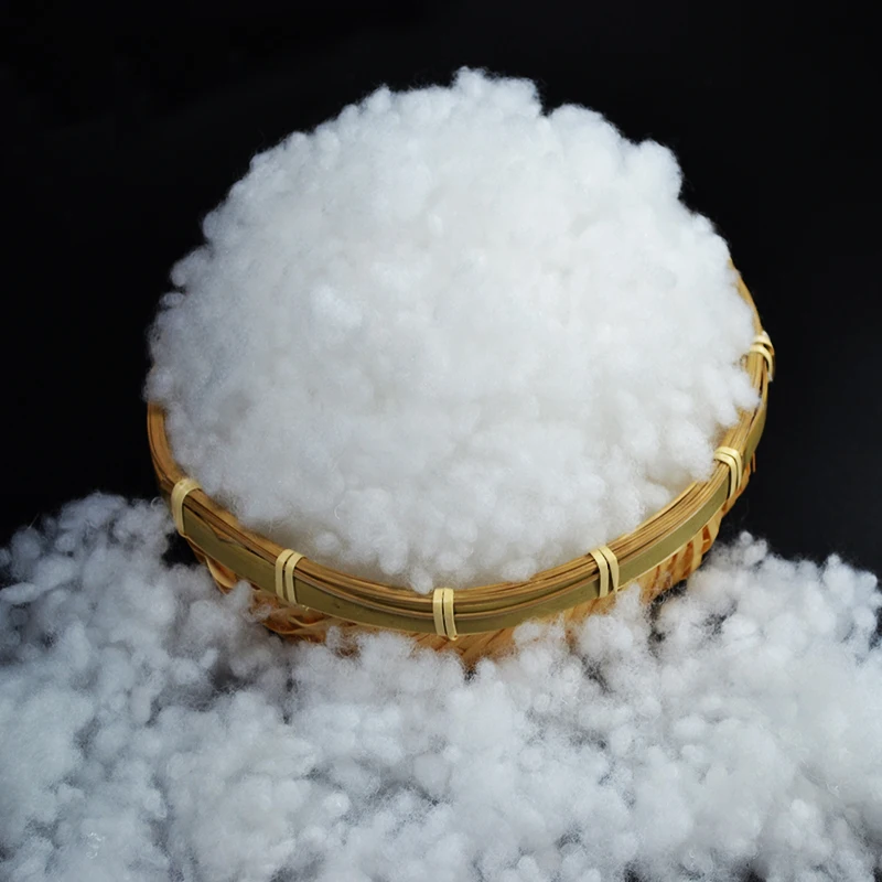 7D32 Hollow Conjugated Siliconized (HCS) Recycled Polyester Staple Fibre