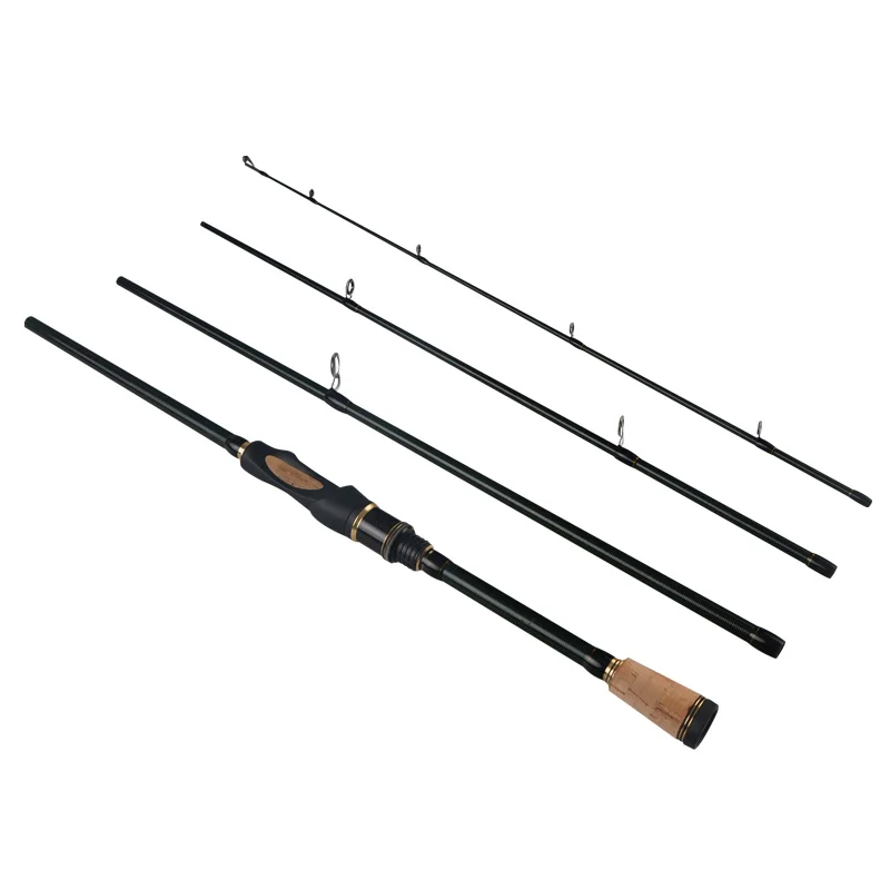 CWTR01 Factory Sale travel rod 4 sections travel  spinning rod sea fishing rod