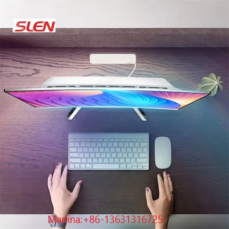 Новый заводской 23,8 дюймовый K3 AIO PC i3 i5 i7 компьютер изогнутый все в одном GTX 1050 Графический изогнутый моноблок
