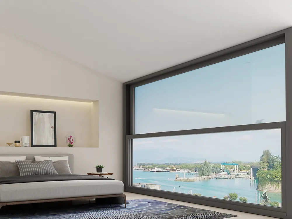 hot sale reasonable price electric lift balcony window to balcony