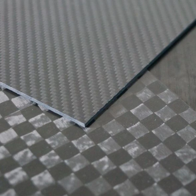 OEM High Strength 100% 3K carbon fiber plain weave glossy matte carbon sheet