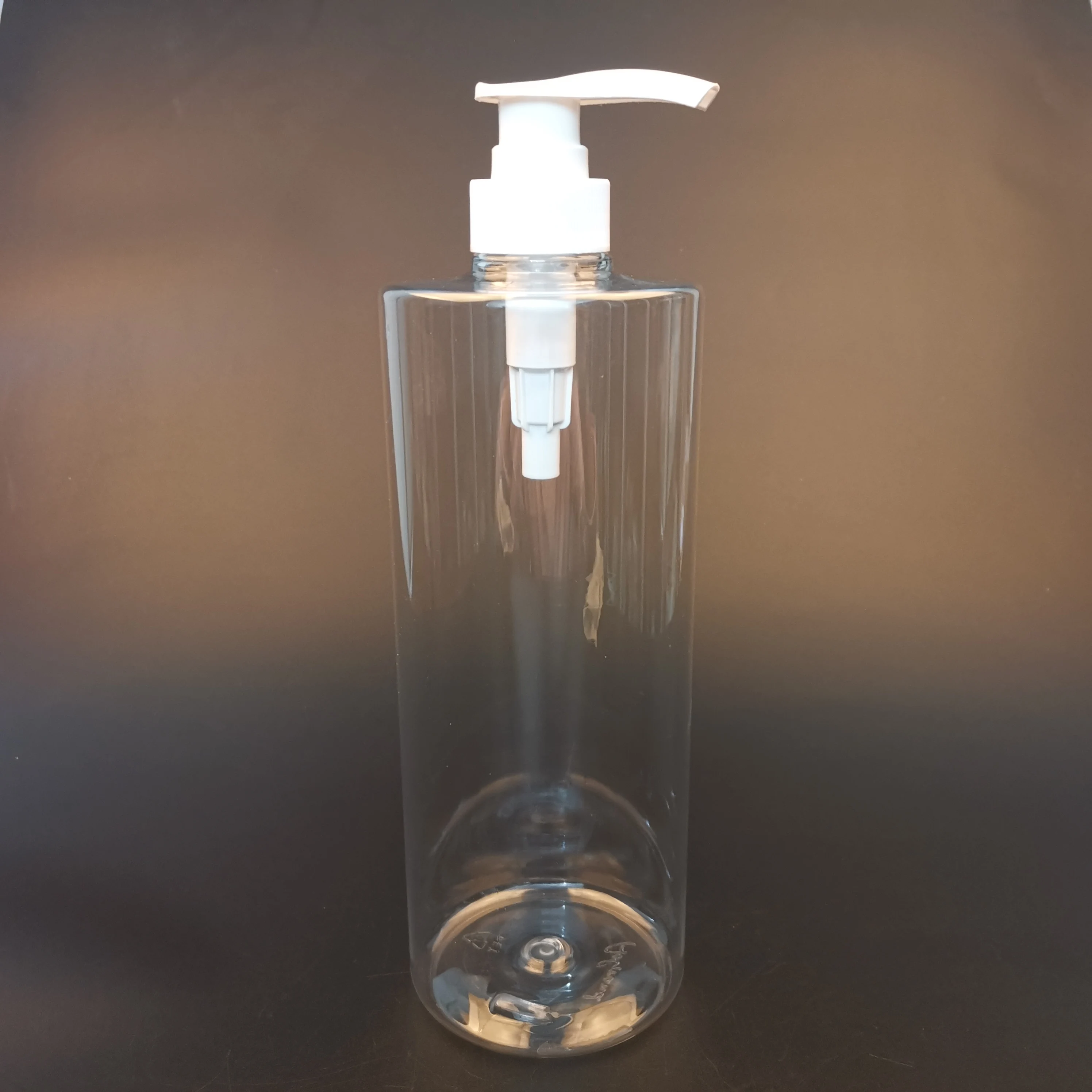 1L 1000ml pet plastic clear transparent bottle for shampoo hand wash sanitizer with pressed pump