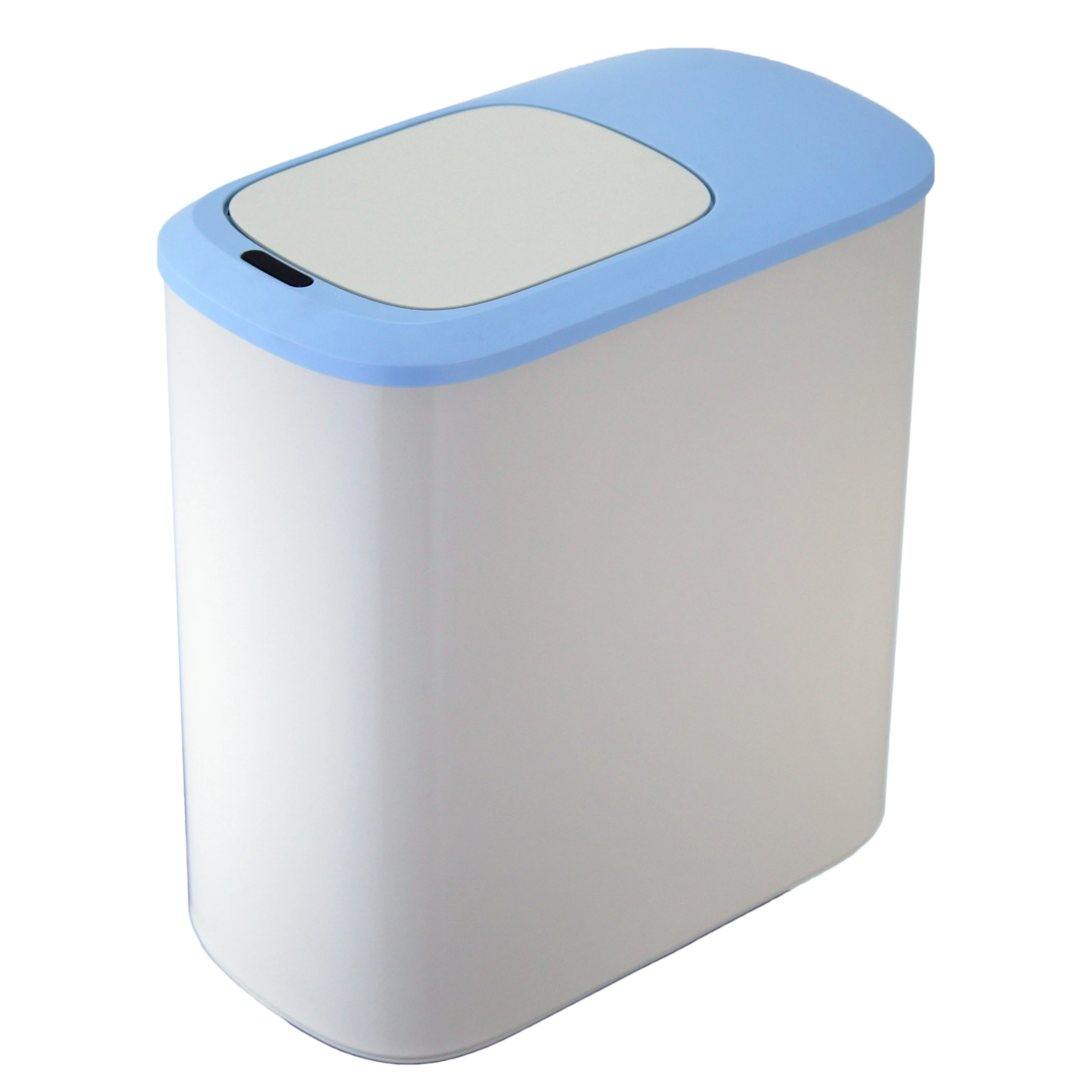 Smart 10L Oval Shape ABS Sensor Trash Can Portable Bathroom Kitchen Bin Automatic Sensor Battery Powered Smart Home