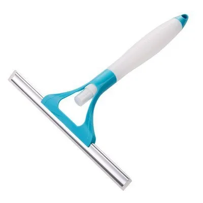 New Designc Dirty Water-collect Spray Window Squeegee Silicone Wiper Fog Nozzle Window Cleaner