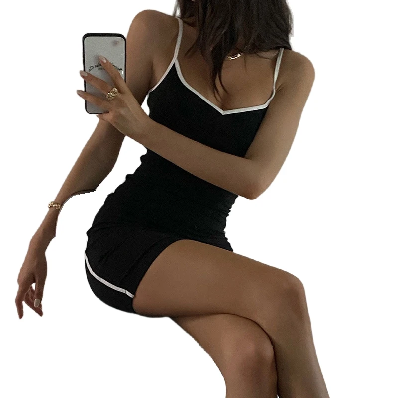 Summer Custom Sexy Slit Short Occasion Dresses Print Lady Fashion Dress Summer Woman Elegant Casual Dress