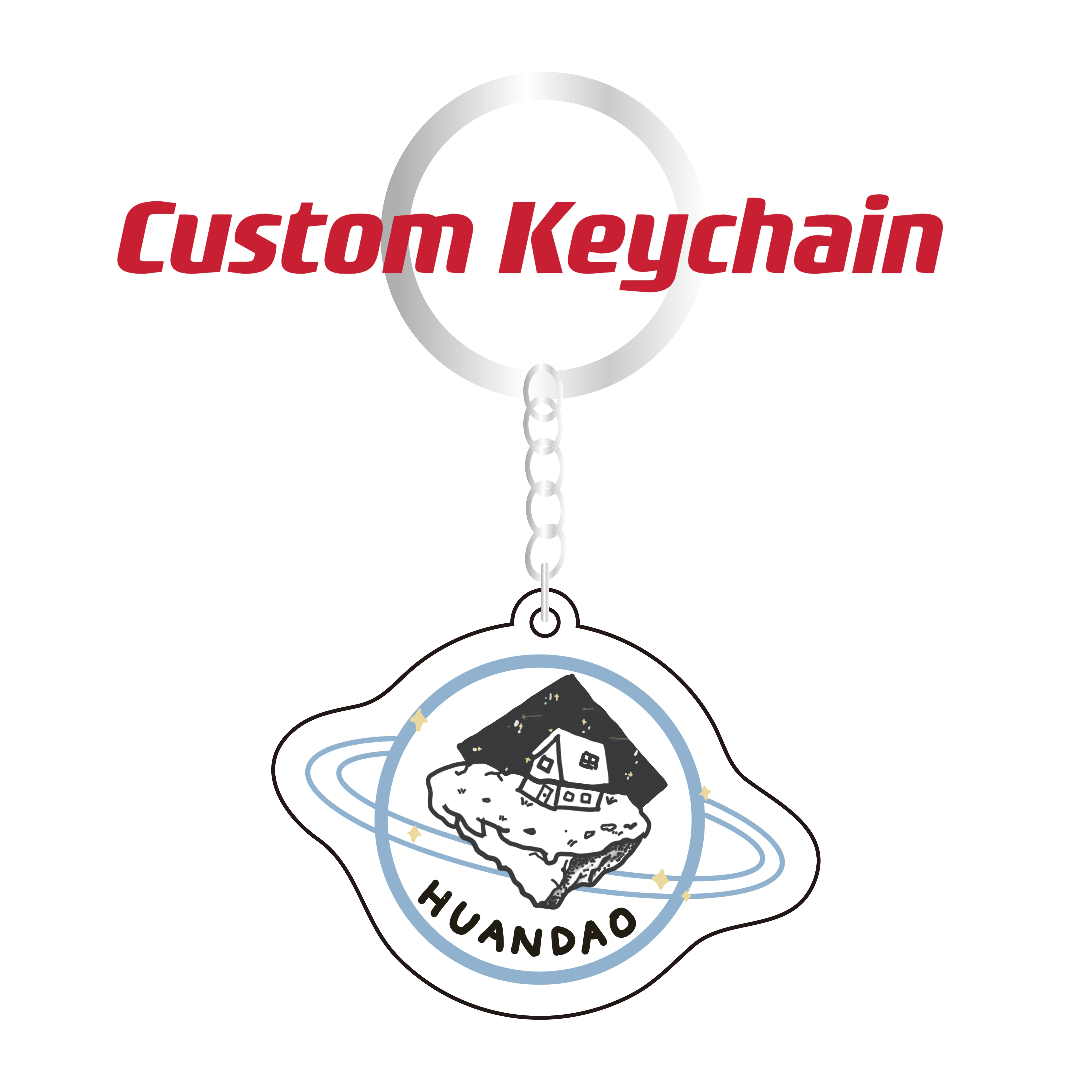 China Supplier High Quality Clear Acrylic Keychain Acrylic Keychain Custom Acrylic Charms KPOP idol keychain