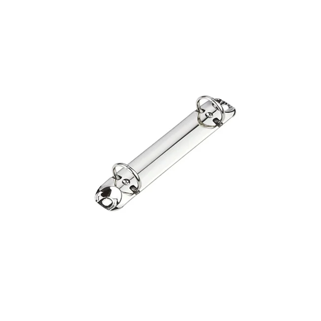 2020 Folder Rose gold Nickel Black shining plating file folder mini 2 ring binder mechanism