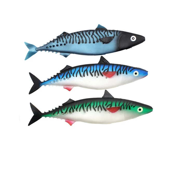 Hollow mackerel big fishing lure soft plastic fishing tuna marlin lure