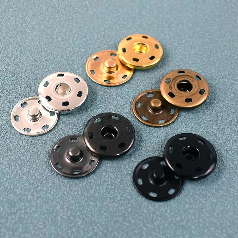 Deepeel C7-2 19mm DIY Sewing Garment Accessories Screw Fastener Trench Coat Shirt Knit Suit Decorate Round Metal Snap Buttons