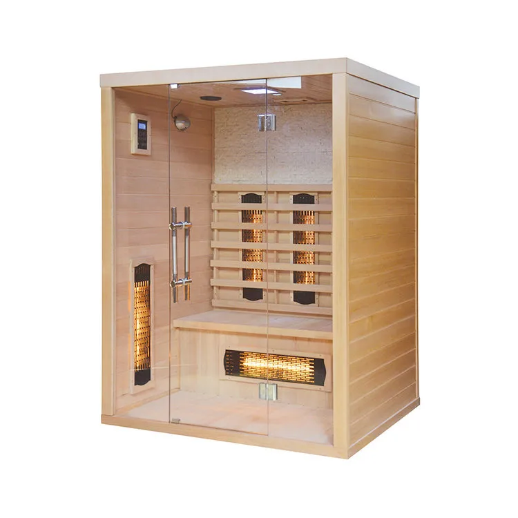 4 persons home infra spa red sauna room with infra red light