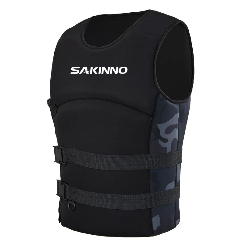 High end surfing rafting swimming fishing buoyancy vest neoprene rescue protection adult life jacket