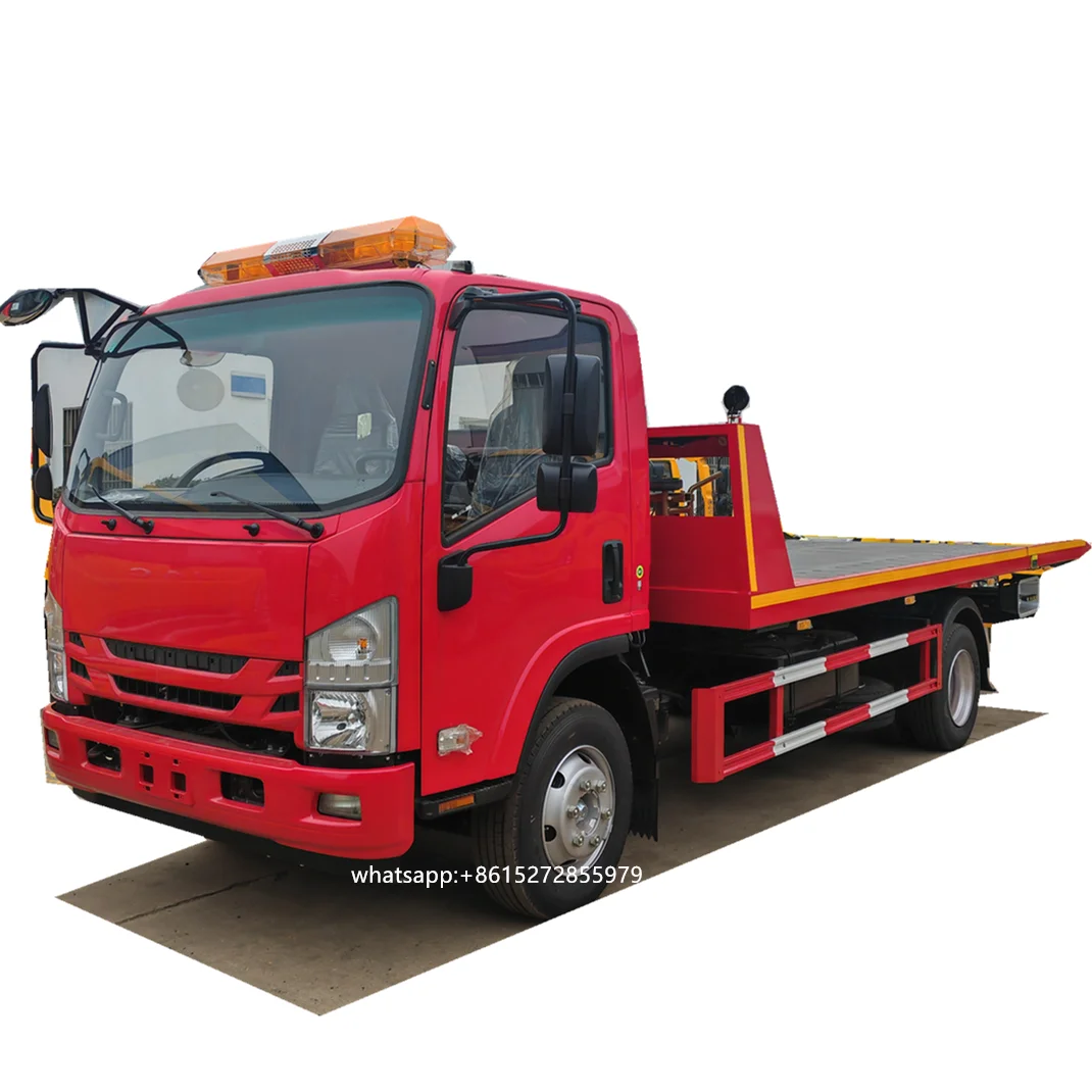 Japan new 5 tons I-S-U-Z-U 190hp road emergency recovery truck wrecker
