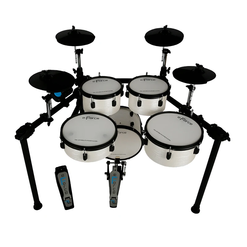 E-Force Music Professional Musical Instrument Electric drum F30 Series High Quality Portable Electronic Hybrid Drum kits